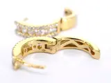 Gouden oorbellen met drie rijen diamanten – foto 8 – kavel bij Onlineveilingmeester