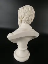 Set van 2 witte buste beelden van Wagner – foto 3 – kavel bij De Kringwinkel, Heverlee