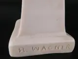 Set van 2 witte buste beelden van Wagner – foto 10 – kavel bij De Kringwinkel, Heverlee