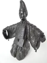 Messing beeld Japanse theaterspeler – foto 5 – kavel bij De Kringwinkel, Heverlee