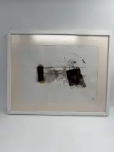 Origineel abstract kunstwerk 'forms' (2020) – Uniek werk – Kastro – kavel bij De Kringwinkel, Gent