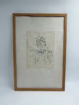 Originele ets 'KING' (Apoc. series) – E.A. – Gesigneerd – kavel bij De Kringwinkel, Gent