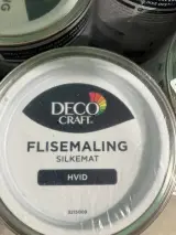 Ca. 39x Tegelverf, Deco Craft, Zijdeglans, hvid – foto 2 – kavel bij Onlineveilingmeester, Kootstertille