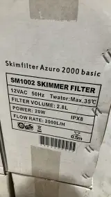 Ca. 12x Skimmer filters, Azuro, 2000basic – foto 3 – kavel bij Onlineveilingmeester, Kootstertille