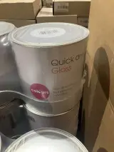Ca. 20x Blikken verf quick dry gloss, B&Q, wit – kavel bij Onlineveilingmeester, Kootstertille