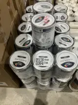 Ca. 48x Blikken tegelverf, Decocraft, wit – kavel bij Onlineveilingmeester, Kootstertille