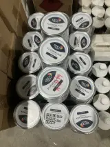 Ca. 48x Blikken tegelverf, Decocraft, wit – foto 4 – kavel bij Onlineveilingmeester, Kootstertille