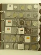 Verzamelalbum oude munten uit Afrika, Noord-Amerika, Centraal-Amerika, Zuid-Amerika en Oceanië (ca. 223 stuks) – foto 2 – kavel bij De Kringwinkel, Leopoldsburg