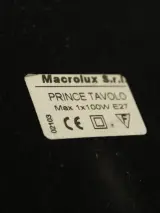 Macrolux tafellamp model Prince Tavolo – foto 6 – kavel bij De Kringwinkel, Antwerpen