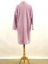 Le Coeur Twinset - oversized mantel in zacht lila met brede revers - XS – foto 6 – kavel bij De Kringwinkel, Antwerpen