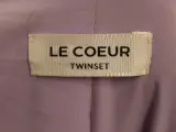 Le Coeur Twinset - oversized mantel in zacht lila met brede revers - XS – foto 7 – kavel bij De Kringwinkel, Antwerpen