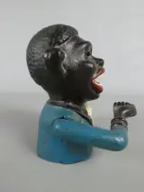 Vintage gietijzeren spaarpot Jolly Bank – foto 4 – kavel bij De Kringwinkel, Diest