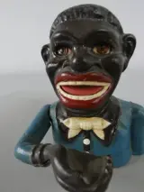 Vintage gietijzeren spaarpot Jolly Bank – foto 6 – kavel bij De Kringwinkel, Diest