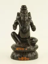 Set van drie houten Boeddha en Ganesha beelden – foto 2 – kavel bij De Kringwinkel, Antwerpen