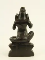 Set van drie houten Boeddha en Ganesha beelden – foto 3 – kavel bij De Kringwinkel, Antwerpen