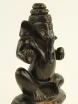 Set van drie houten Boeddha en Ganesha beelden – foto 4 – kavel bij De Kringwinkel, Antwerpen