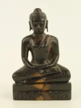 Set van drie houten Boeddha en Ganesha beelden – foto 5 – kavel bij De Kringwinkel, Antwerpen