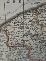 Unieke Historische Kaart van de Zuidelijke Nederlanden – Frederik de Wit – Grote Lijst – foto 3 – kavel bij De Kringwinkel, Waardamme