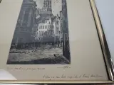 Nostalgisch Brussels Erfgoed – Kunstdruk naar Originele Ets Henri Mortiaux – foto 2 – kavel bij De Kringwinkel, Waardamme