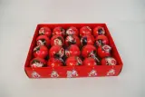 Set van 20 Vintage Coca-Cola Kerstballen (Decoupage/Papier-maché stijl) – foto 2 – kavel bij De Kringwinkel, Waardamme