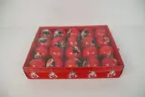 Set van 20 Vintage Coca-Cola Kerstballen (Decoupage/Papier-maché stijl) – foto 3 – kavel bij De Kringwinkel, Waardamme
