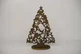 Vintage Massief Messing Kerstboom (Ajour Design) – kavel bij De Kringwinkel, Waardamme