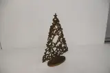Vintage Massief Messing Kerstboom (Ajour Design) – foto 2 – kavel bij De Kringwinkel, Waardamme