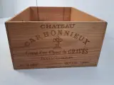 Rechthoekige Bordeaux-wijnkist van hout – foto 2 – kavel bij De Kringwinkel, Waardamme