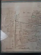 Historische figuratieve landkaart (of ommeloper) – foto 2 – kavel bij De Kringwinkel, Oostkamp