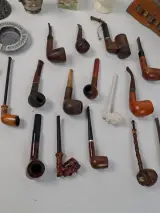 Verzameling van klassieke tabakspijpen en rokersaccessoires – foto 5 – kavel bij De Kringwinkel, Waardamme