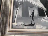 Afrikaans kunstwerk door S. Kitenge – foto 3 – kavel bij De Kringwinkel, Waardamme