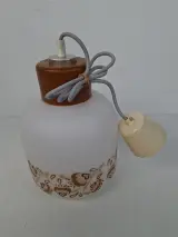Prachtige Jaren '70 Vintage Opaline Hanglamp – Sfeervolle Space Age Retro Blikvanger! – foto 2 – kavel bij De Kringwinkel, Waardamme