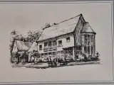 Inkttekening van Ghislain Swimberghe – foto 2 – kavel bij De Kringwinkel, Waardamme