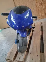 Blauwe mini pocketbike – foto 3 – kavel bij De Kringwinkel, Oostkamp
