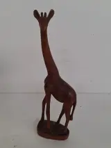 Drie vintage, handgesneden houten sculpturen – foto 4 – kavel bij De Kringwinkel, Waardamme