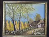 "Landelijk tafereel" van Gaston Quidousse – foto 2 – kavel bij De Kringwinkel, Waardamme