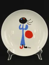 Joan Miro Set van 6 dessertborden met reproducties van werken van de kunstenaar – foto 4 – kavel bij De Kringwinkel, Antwerpen