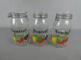 3 Rumtopf opbergpotten – kavel bij De Kringwinkel, Diest