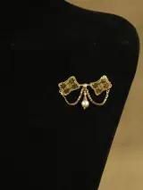 Antieke gouden broche in 18 & 14 karaat met parel – foto 7 – kavel bij De Kringwinkel, Antwerpen