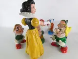 Vintage Disney Sneeuwwitje en de Zeven Dwergen – 7 figuren – foto 3 – kavel bij De Kringwinkel, Heverlee