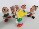 Vintage Disney Sneeuwwitje en de Zeven Dwergen – 7 figuren – foto 4 – kavel bij De Kringwinkel, Heverlee