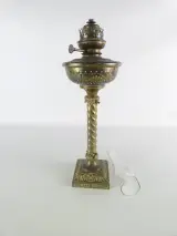 Prachtige oude Messing Zuillamp – "La Lampe Belge" (Lempereur & Bernard), ca. 1900 – foto 2 – kavel bij De Kringwinkel, Heverlee