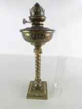 Prachtige oude Messing Zuillamp – "La Lampe Belge" (Lempereur & Bernard), ca. 1900 – foto 3 – kavel bij De Kringwinkel, Heverlee
