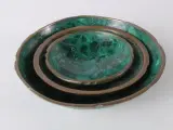 Set decoratieve malachiet schalen en beeldje – foto 5 – kavel bij De Kringwinkel, Heverlee