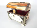 Set van 3 Handgemaakte decoratieve houten sieradenkistjes – foto 12 – kavel bij De Kringwinkel, Heverlee