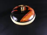 Zeldzame Art Deco Carlton Ware 'Jazz Stitch' (3655) Iriserende Dekselpot – ca. 1929/1930 – kavel bij De Kringwinkel, Heverlee