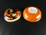 Zeldzame Art Deco Carlton Ware 'Jazz Stitch' (3655) Iriserende Dekselpot – ca. 1929/1930 – foto 6 – kavel bij De Kringwinkel, Heverlee