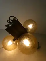 Vintage Jaren '70 Hanglamp / Kroonluchter met 4 Lichtpunten (Met Garantie!) – foto 2 – kavel bij De Kringwinkel, Heverlee