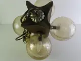 Vintage Jaren '70 Hanglamp / Kroonluchter met 4 Lichtpunten (Met Garantie!) – foto 7 – kavel bij De Kringwinkel, Heverlee