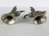 Set van 6 metalen vogelbeeldjes – 2 eenden en 2 fazantenkoppels – foto 13 – kavel bij De Kringwinkel, Heverlee